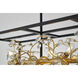 Canada LED 11.75 inch Gold Chandelier Ceiling Light